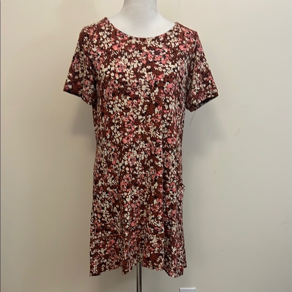 Fat Face Floral Shirt Sleeve Dress Size 8 - Picture 1 of 7